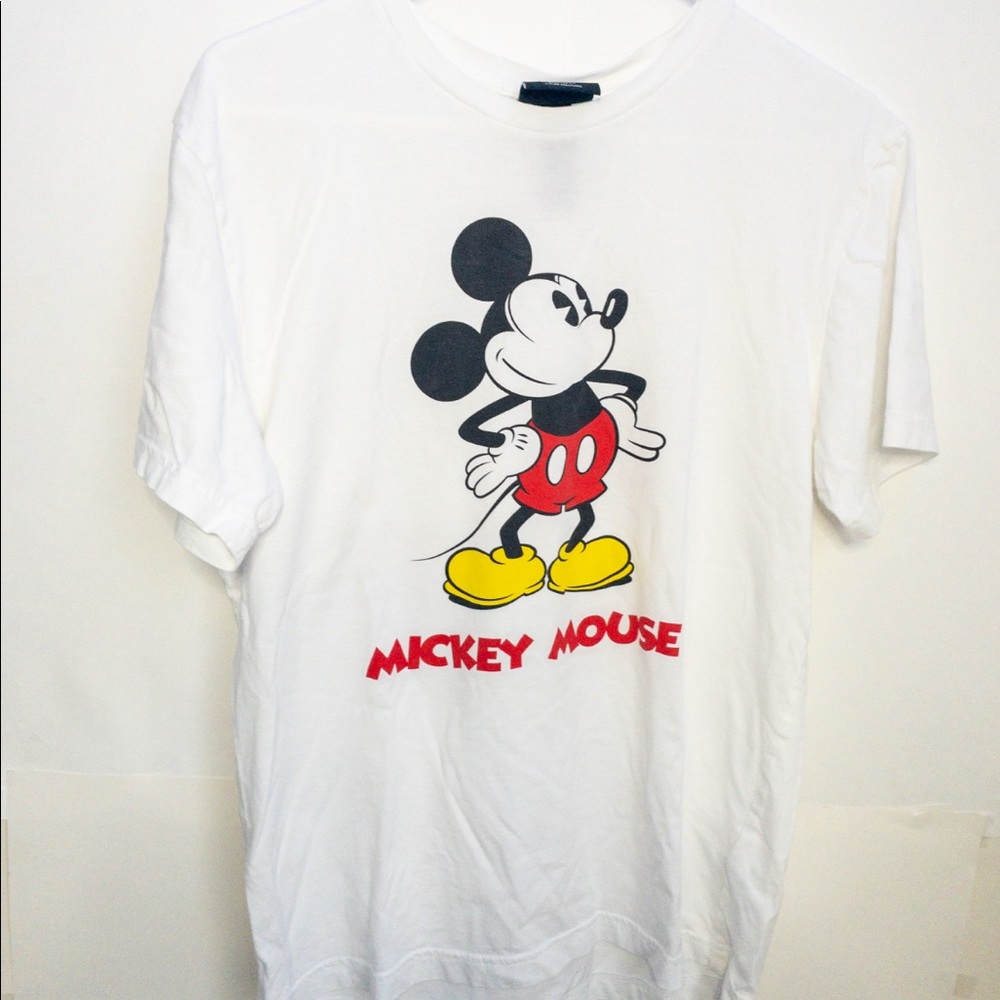 White Graphic T